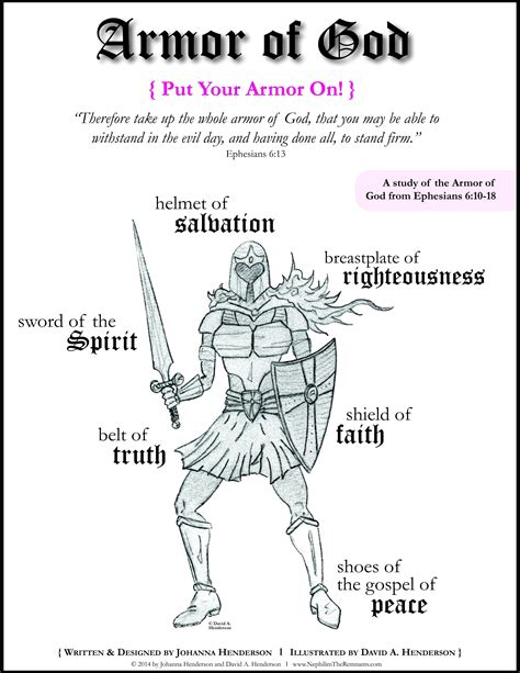 Free Printable Armor Of God Printables